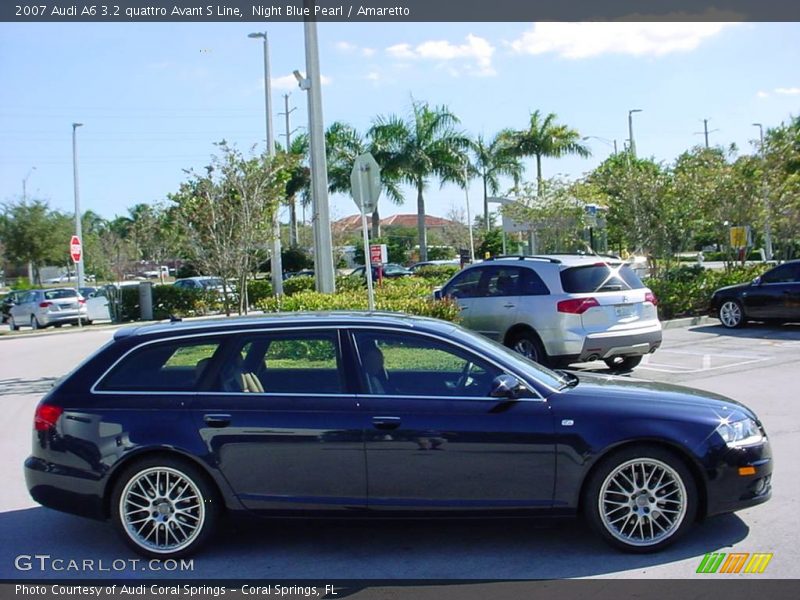 Night Blue Pearl / Amaretto 2007 Audi A6 3.2 quattro Avant S Line