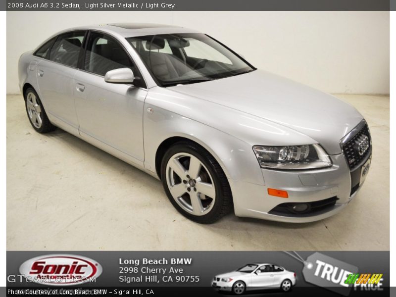Light Silver Metallic / Light Grey 2008 Audi A6 3.2 Sedan