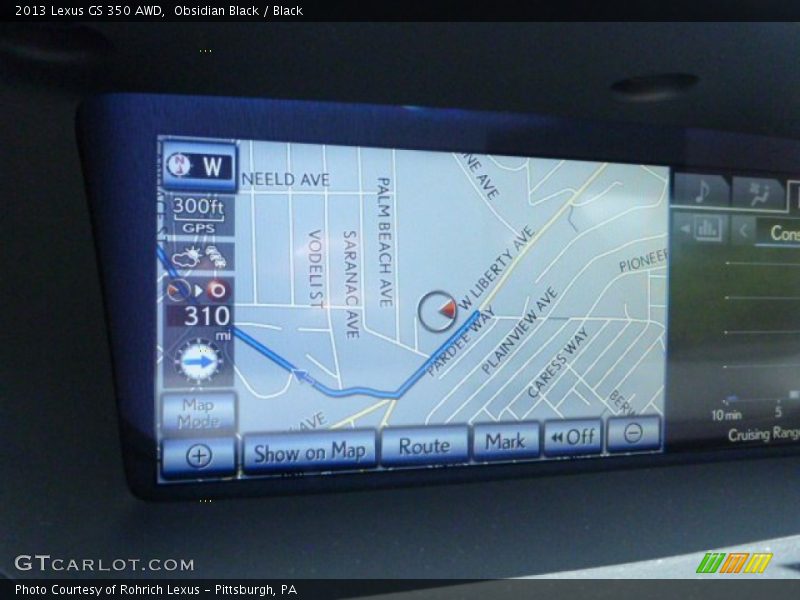 Obsidian Black / Black 2013 Lexus GS 350 AWD
