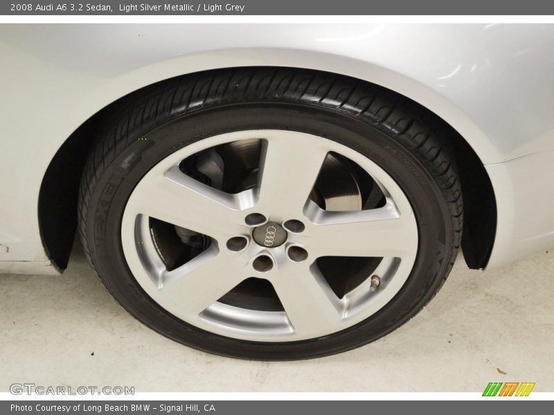 Light Silver Metallic / Light Grey 2008 Audi A6 3.2 Sedan