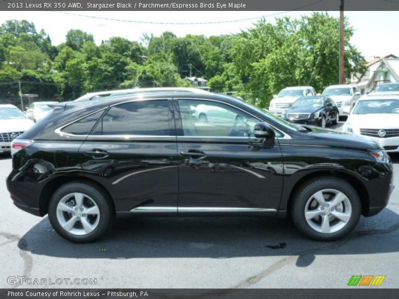 Stargazer Black / Parchment/Espresso Birds Eye Maple 2013 Lexus RX 350 AWD