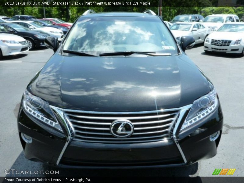 Stargazer Black / Parchment/Espresso Birds Eye Maple 2013 Lexus RX 350 AWD