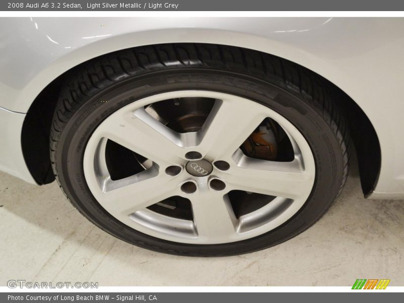 Light Silver Metallic / Light Grey 2008 Audi A6 3.2 Sedan