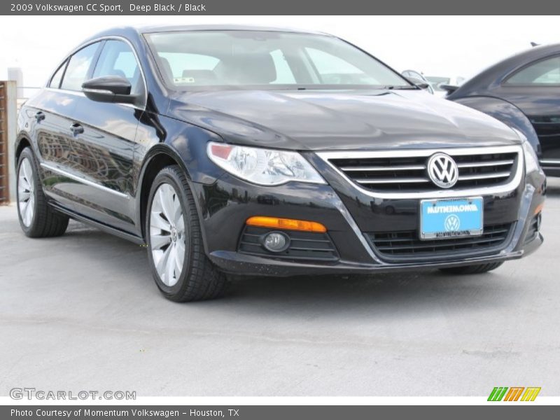 Deep Black / Black 2009 Volkswagen CC Sport