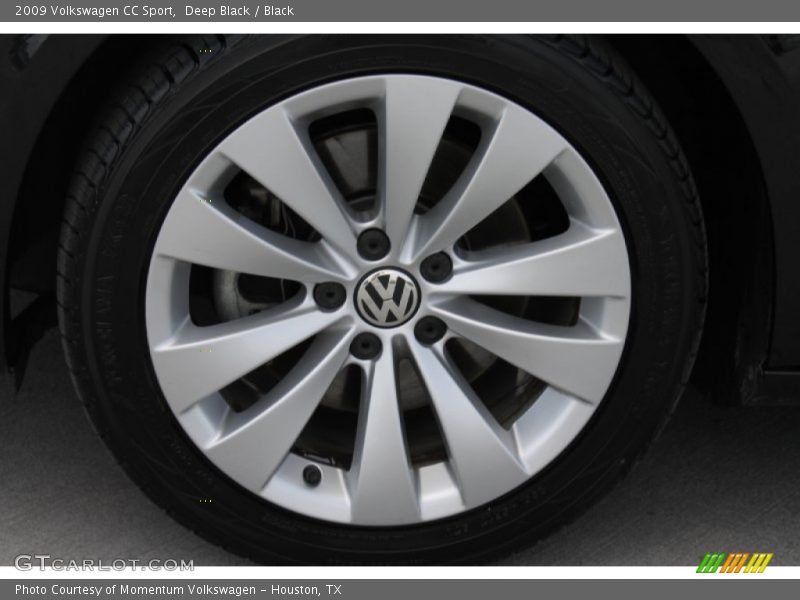 Deep Black / Black 2009 Volkswagen CC Sport