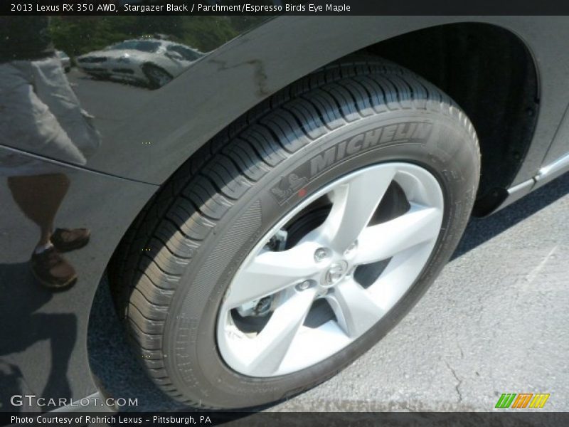 Stargazer Black / Parchment/Espresso Birds Eye Maple 2013 Lexus RX 350 AWD