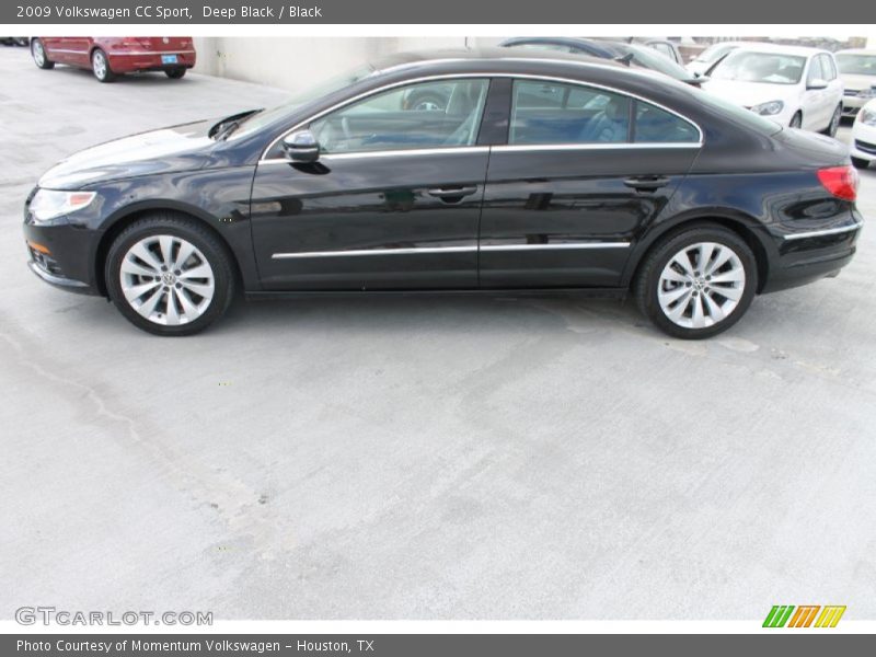 Deep Black / Black 2009 Volkswagen CC Sport