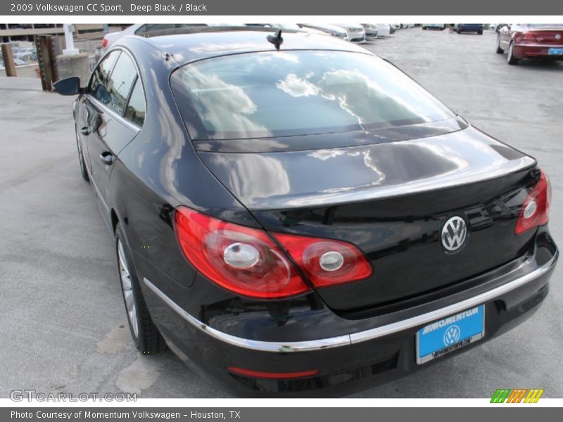 Deep Black / Black 2009 Volkswagen CC Sport