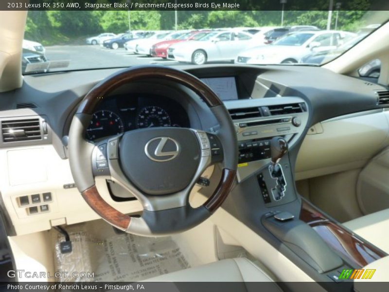 Stargazer Black / Parchment/Espresso Birds Eye Maple 2013 Lexus RX 350 AWD