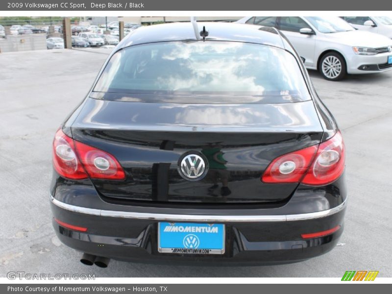 Deep Black / Black 2009 Volkswagen CC Sport