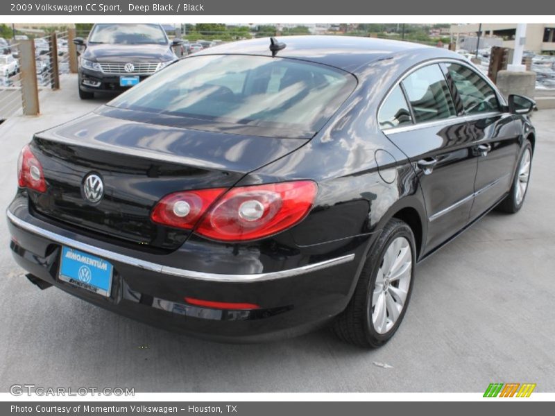 Deep Black / Black 2009 Volkswagen CC Sport