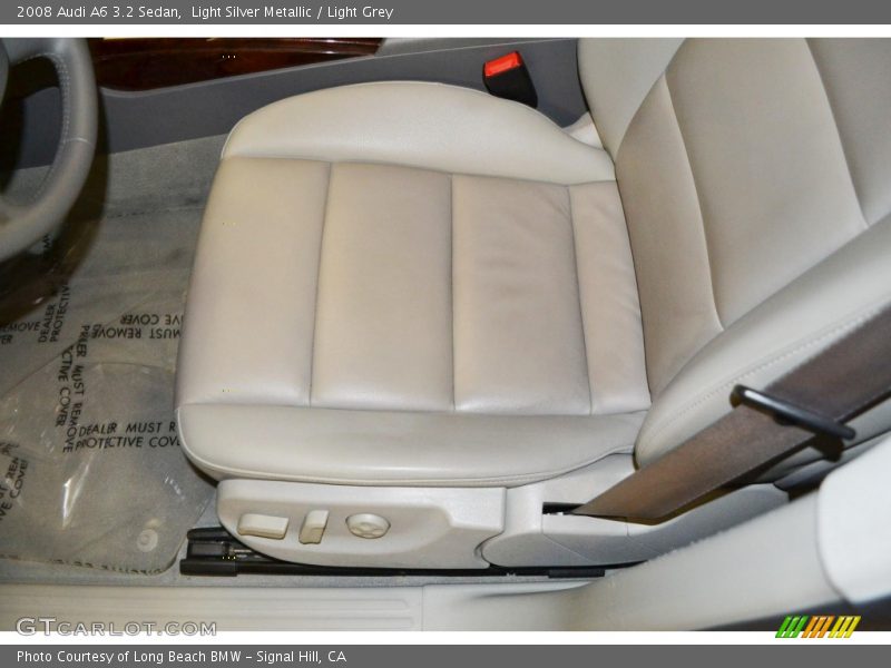 Light Silver Metallic / Light Grey 2008 Audi A6 3.2 Sedan