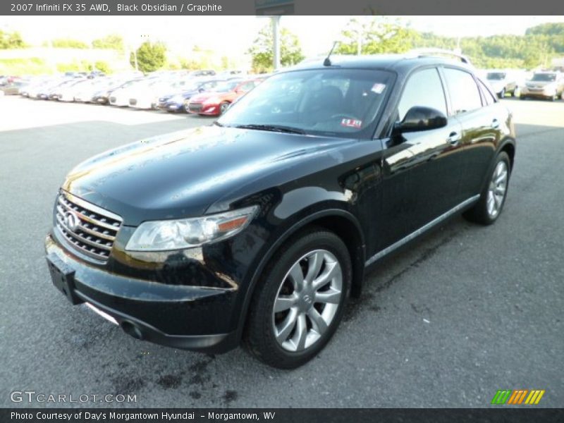 Black Obsidian / Graphite 2007 Infiniti FX 35 AWD