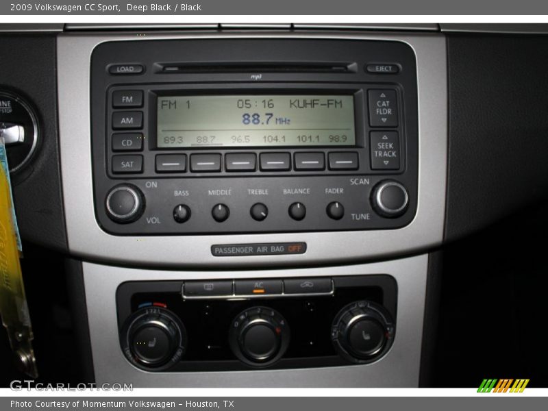 Deep Black / Black 2009 Volkswagen CC Sport