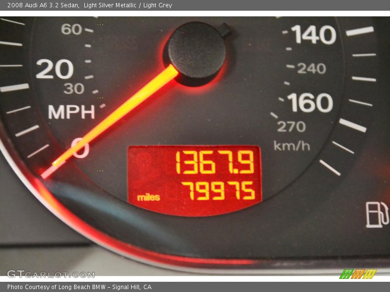 Light Silver Metallic / Light Grey 2008 Audi A6 3.2 Sedan