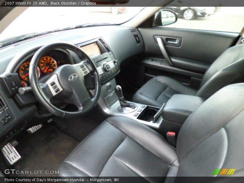 Graphite Interior - 2007 FX 35 AWD 