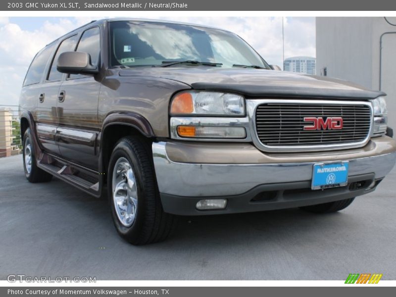 Sandalwood Metallic / Neutral/Shale 2003 GMC Yukon XL SLT