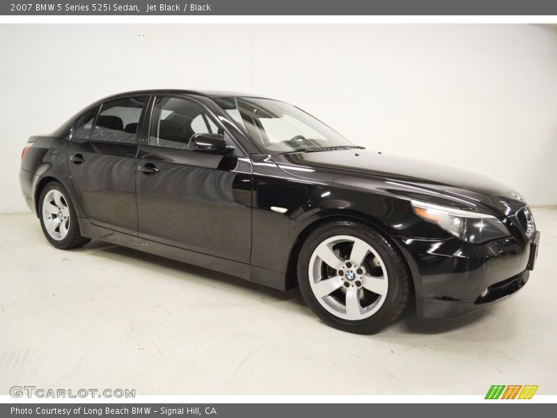Jet Black / Black 2007 BMW 5 Series 525i Sedan