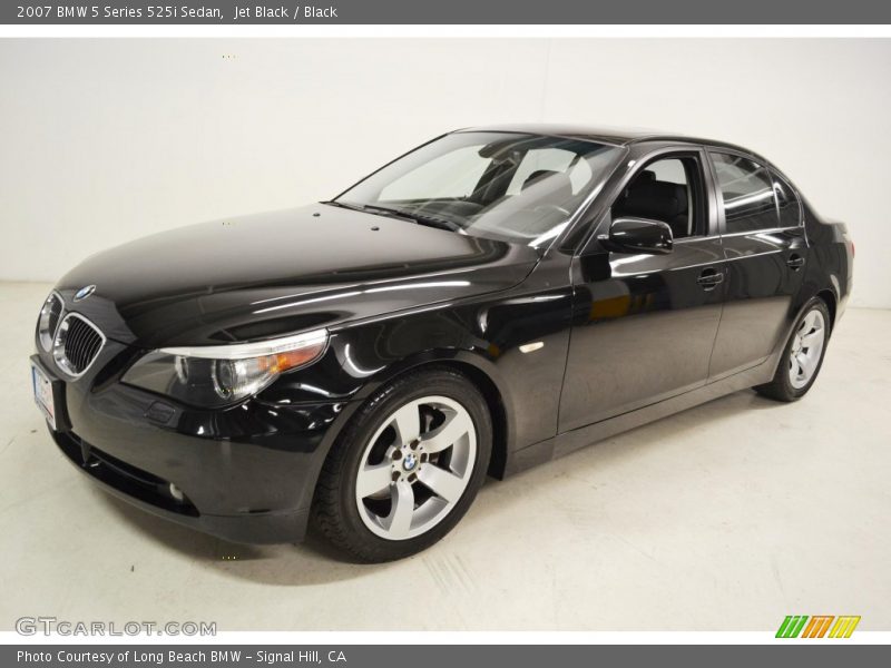Jet Black / Black 2007 BMW 5 Series 525i Sedan