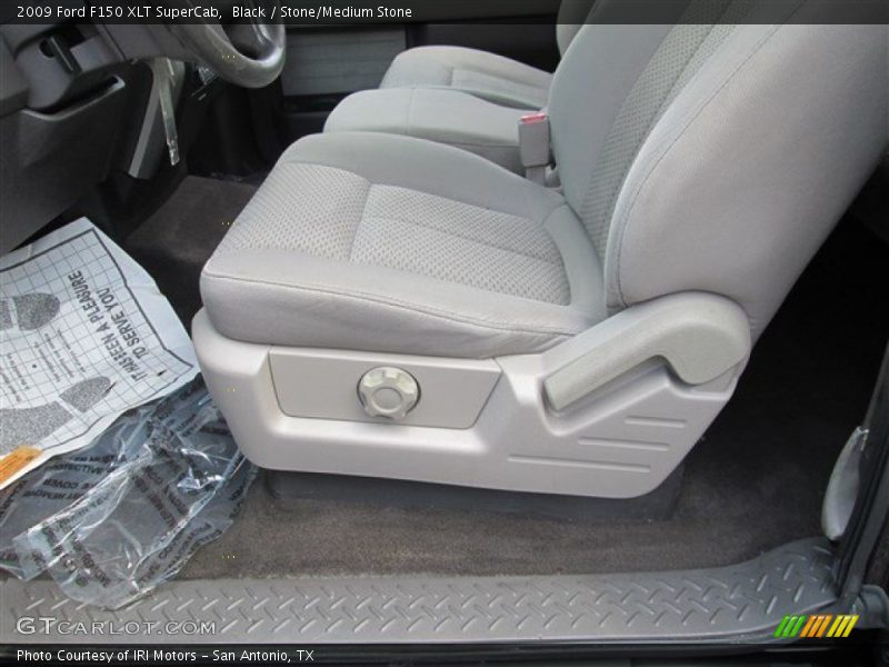 Black / Stone/Medium Stone 2009 Ford F150 XLT SuperCab