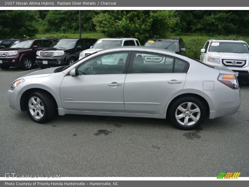 Radiant Silver Metallic / Charcoal 2007 Nissan Altima Hybrid