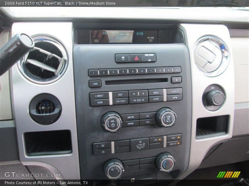 Black / Stone/Medium Stone 2009 Ford F150 XLT SuperCab