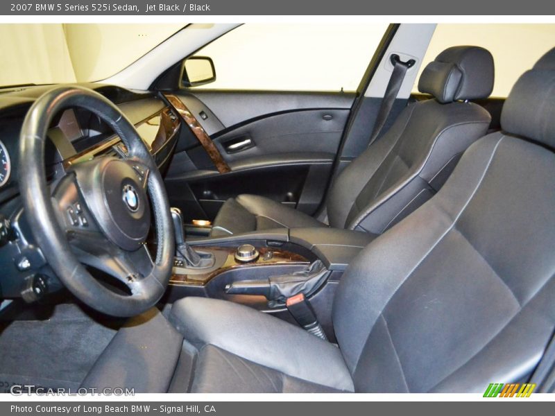 Jet Black / Black 2007 BMW 5 Series 525i Sedan
