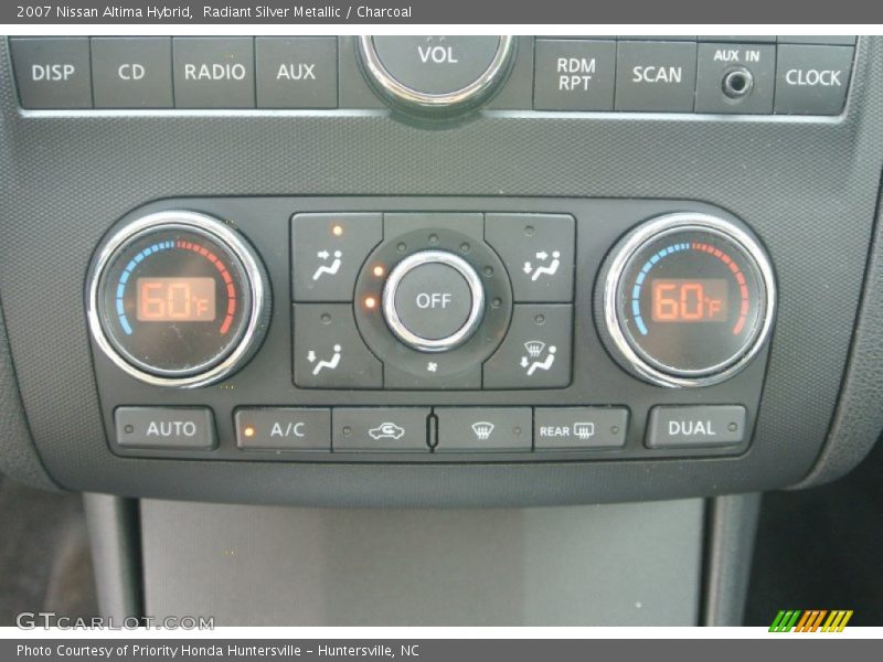 Radiant Silver Metallic / Charcoal 2007 Nissan Altima Hybrid