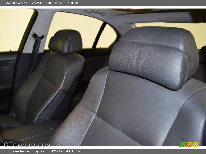 Jet Black / Black 2007 BMW 5 Series 525i Sedan