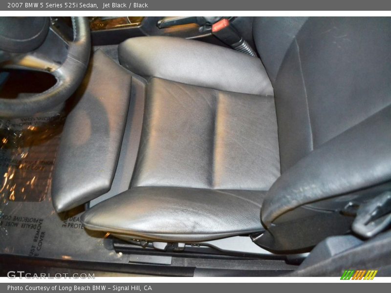 Jet Black / Black 2007 BMW 5 Series 525i Sedan