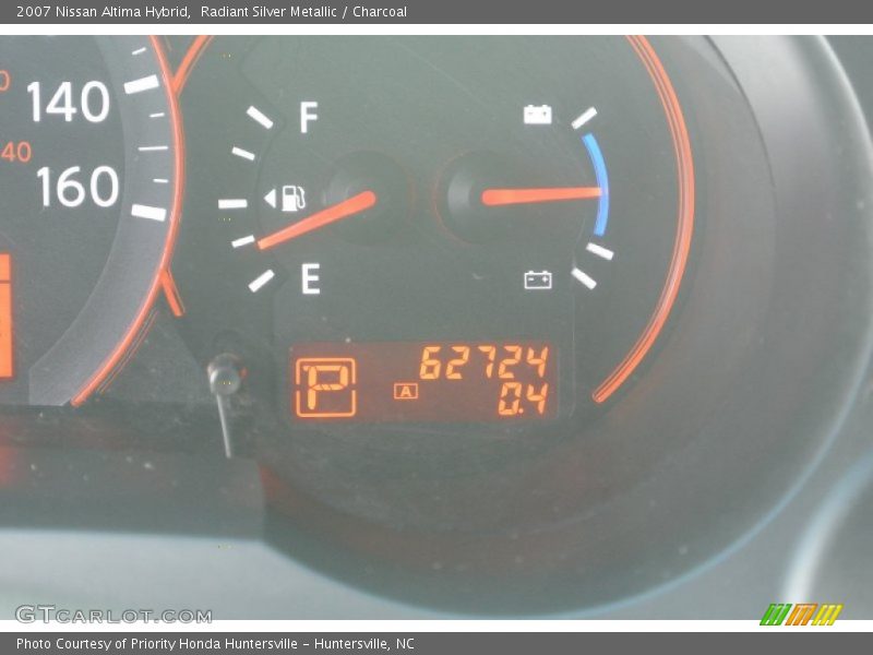 Radiant Silver Metallic / Charcoal 2007 Nissan Altima Hybrid
