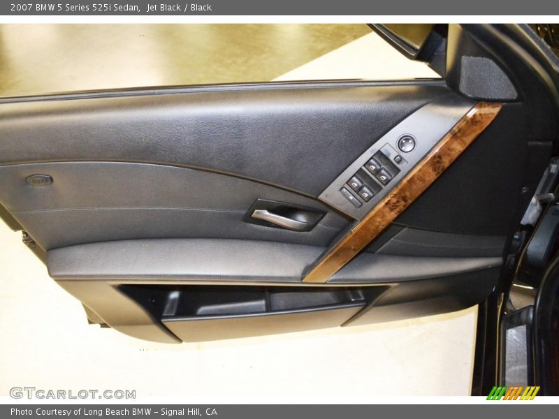 Jet Black / Black 2007 BMW 5 Series 525i Sedan