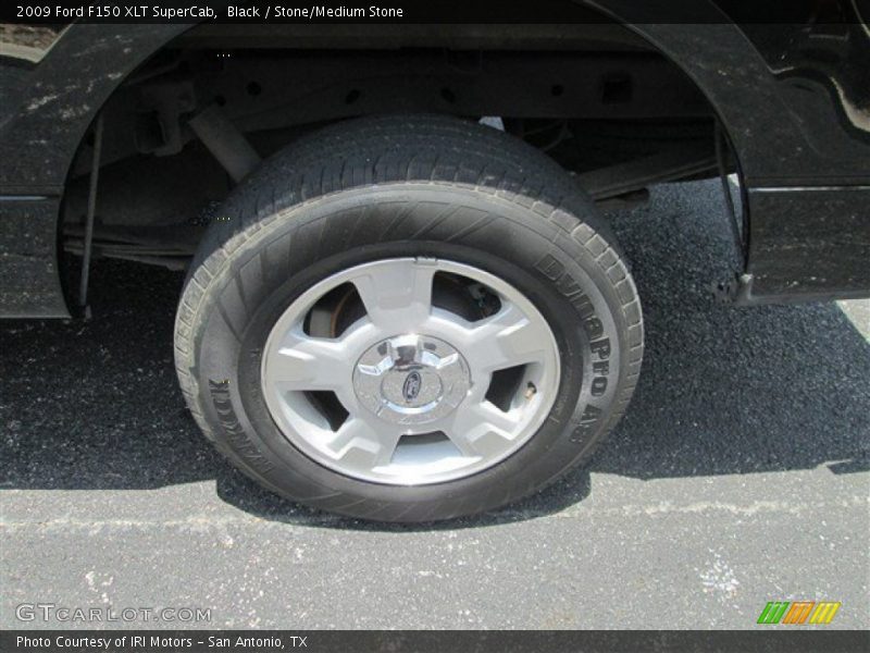 Black / Stone/Medium Stone 2009 Ford F150 XLT SuperCab