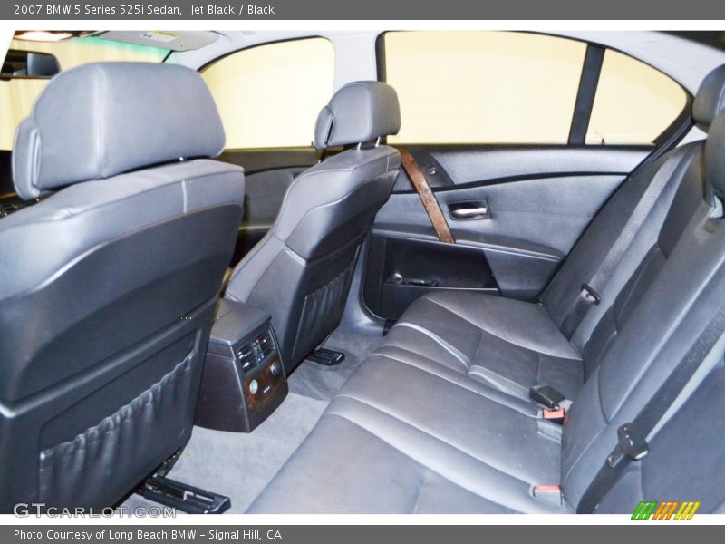 Jet Black / Black 2007 BMW 5 Series 525i Sedan