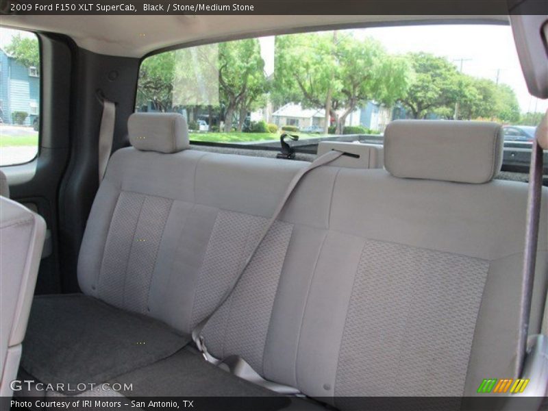Black / Stone/Medium Stone 2009 Ford F150 XLT SuperCab
