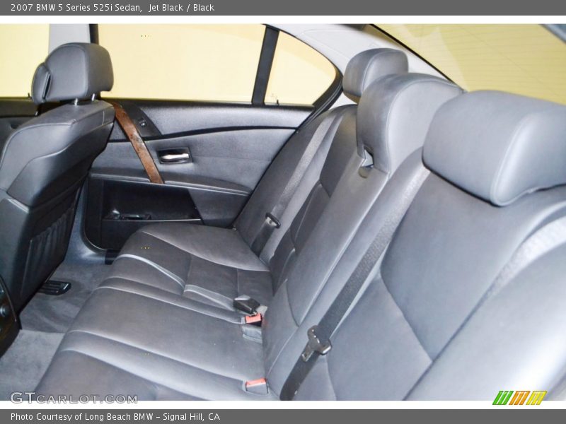 Jet Black / Black 2007 BMW 5 Series 525i Sedan