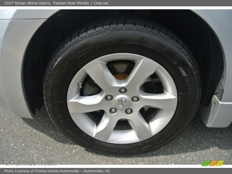 Radiant Silver Metallic / Charcoal 2007 Nissan Altima Hybrid