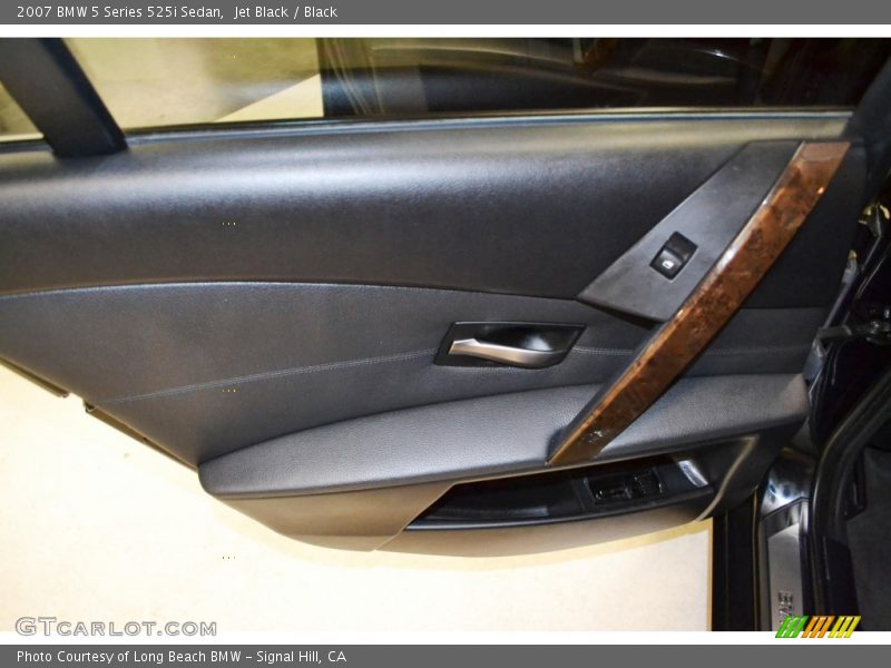 Jet Black / Black 2007 BMW 5 Series 525i Sedan