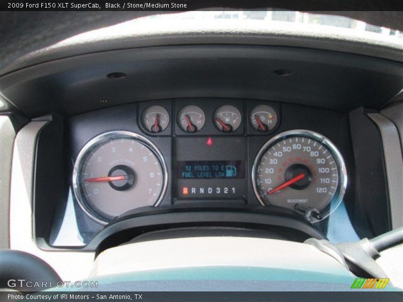 Black / Stone/Medium Stone 2009 Ford F150 XLT SuperCab