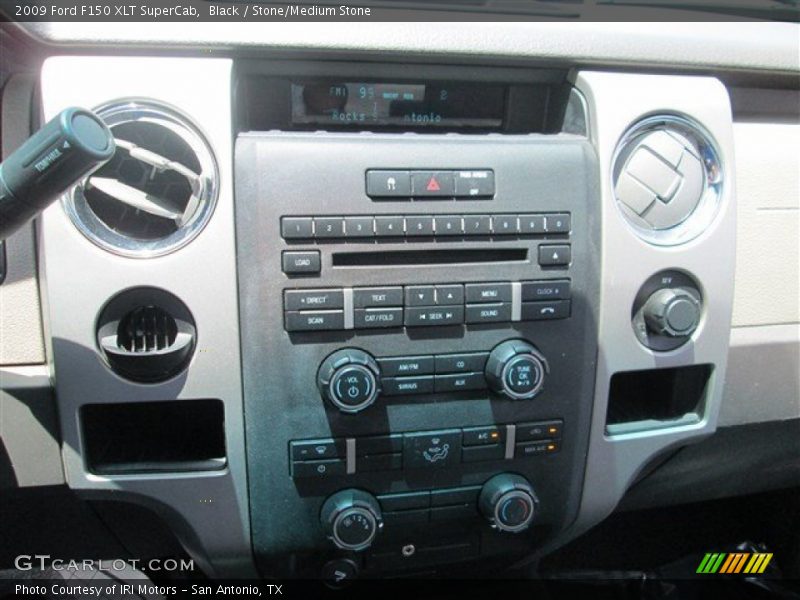 Black / Stone/Medium Stone 2009 Ford F150 XLT SuperCab
