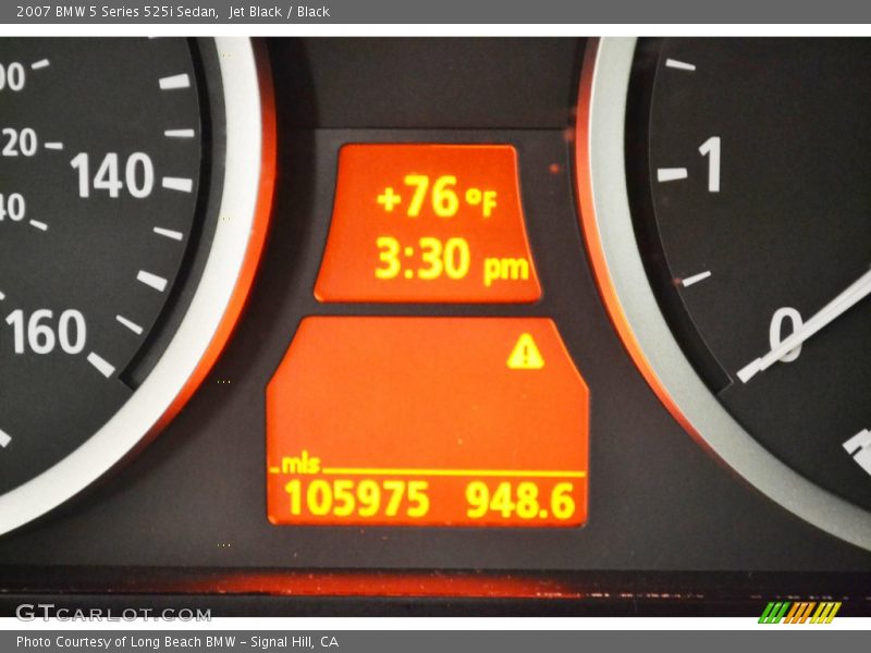 Jet Black / Black 2007 BMW 5 Series 525i Sedan