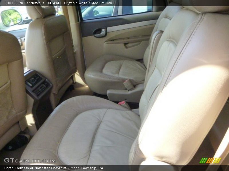 Olympic White / Medium Oak 2003 Buick Rendezvous CXL AWD