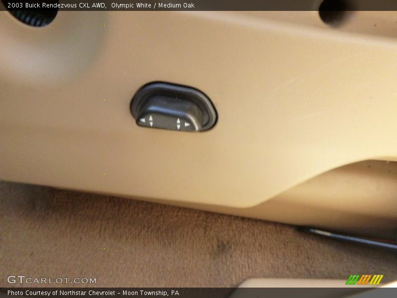 Olympic White / Medium Oak 2003 Buick Rendezvous CXL AWD