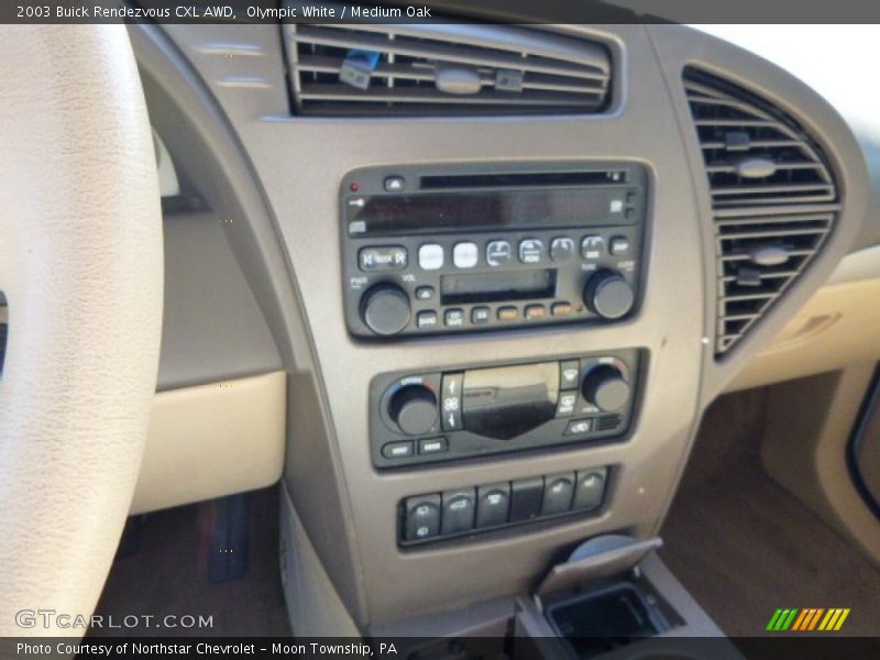 Olympic White / Medium Oak 2003 Buick Rendezvous CXL AWD