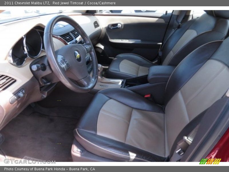Red Jewel Tintcoat / Cocoa/Cashmere 2011 Chevrolet Malibu LTZ
