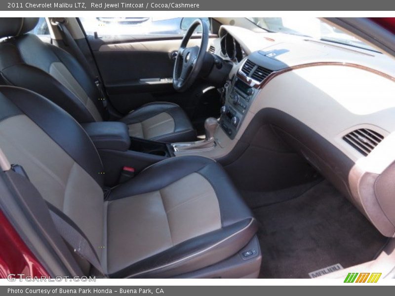 Red Jewel Tintcoat / Cocoa/Cashmere 2011 Chevrolet Malibu LTZ