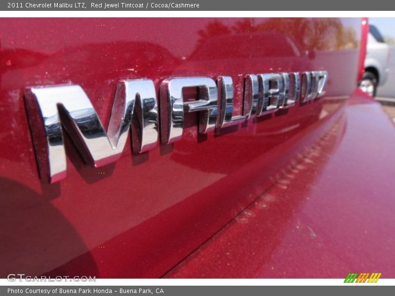 Red Jewel Tintcoat / Cocoa/Cashmere 2011 Chevrolet Malibu LTZ