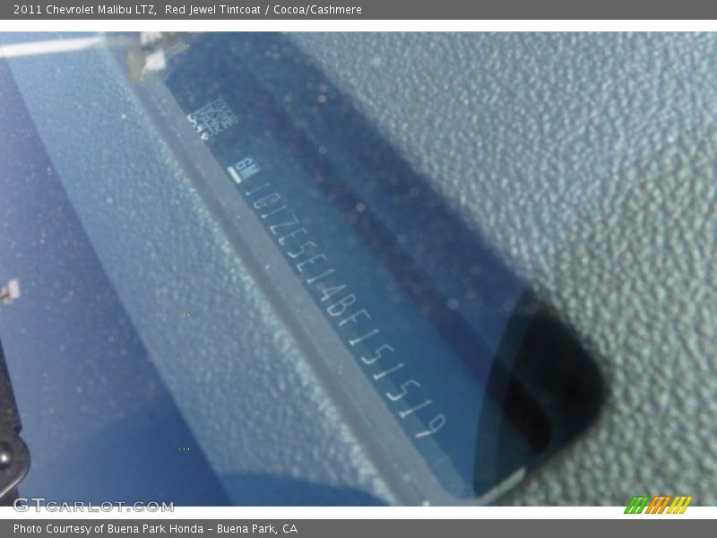Red Jewel Tintcoat / Cocoa/Cashmere 2011 Chevrolet Malibu LTZ