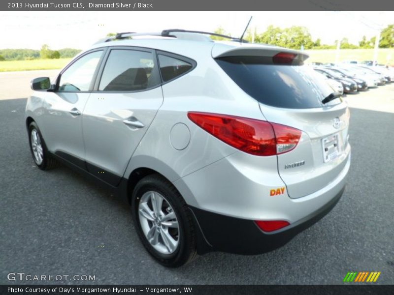 Diamond Silver / Black 2013 Hyundai Tucson GLS