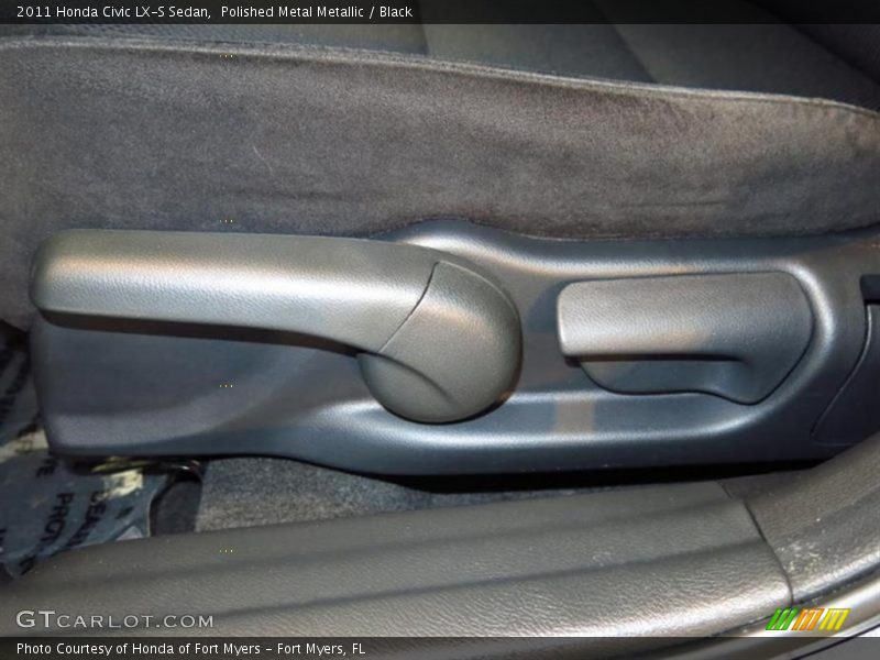 Polished Metal Metallic / Black 2011 Honda Civic LX-S Sedan